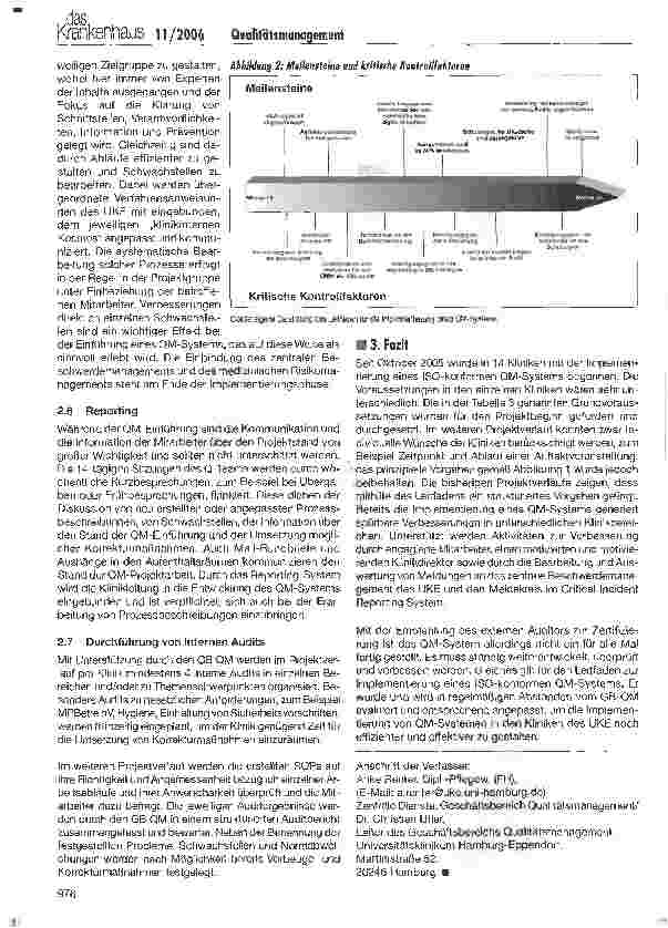 Vorschauseite 4: Qualitätsmanagement im Universitätsklinikum Hamburg-Eppendorf