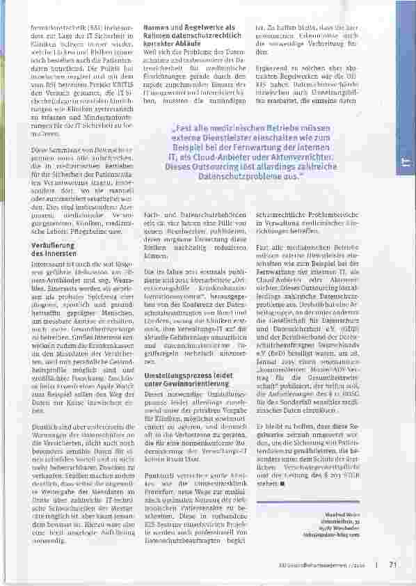 Vorschauseite 2: Neue Technik, neue Gefahr