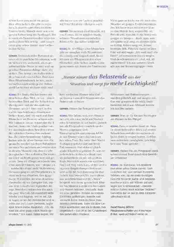 Vorschauseite 2: Wir sind hier ja unter uns