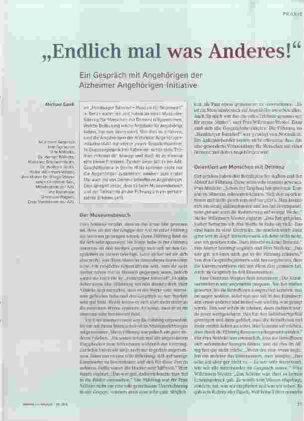 Vorschauseite 1: Endlich mal was Anderes!