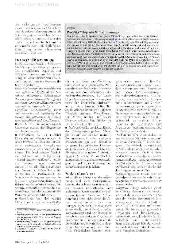 Vorschauseite 2: Selbsthilfe und delegierte Mitbestimmung: Unterschiede und Gemeinsamkeiten