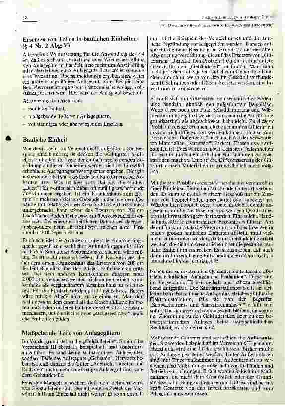 Vorschauseite 6: Investitionskosten nach KHG, AbgrV und Landesrecht