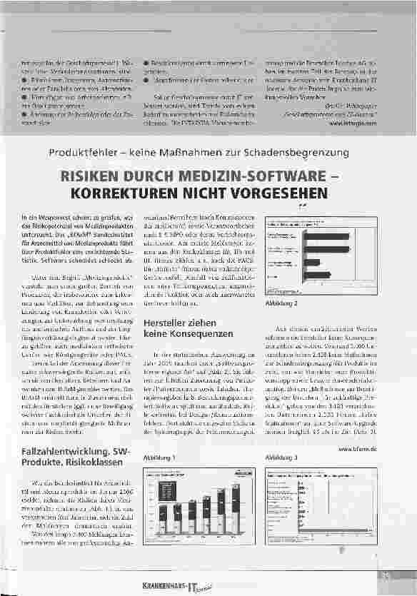 Vorschauseite 4: NEURALGISCHER PUNKT:ABRECHUNG MIT DEN KRANKENKASSEN