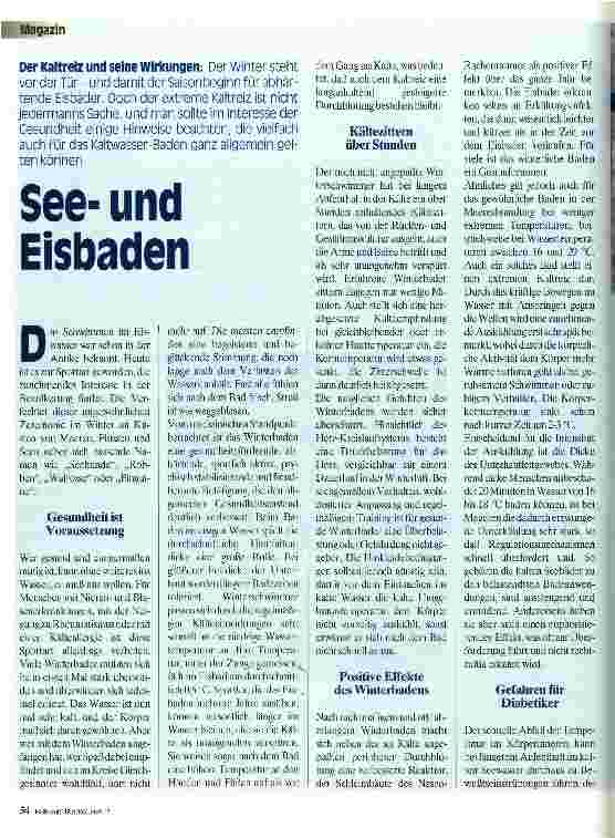 Vorschauseite 1: Seeund Eisbaden