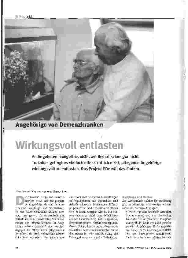 Vorschauseite 1: Wirkungsvoll entlasten