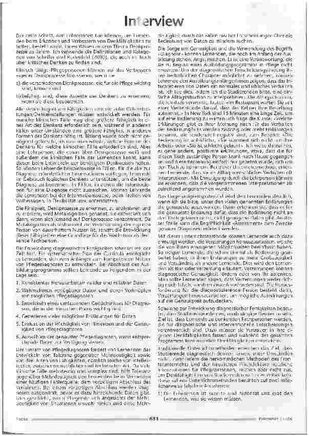 Vorschauseite 3: Pflegediagnostik: Genauigkeit ist nicht dichotom
