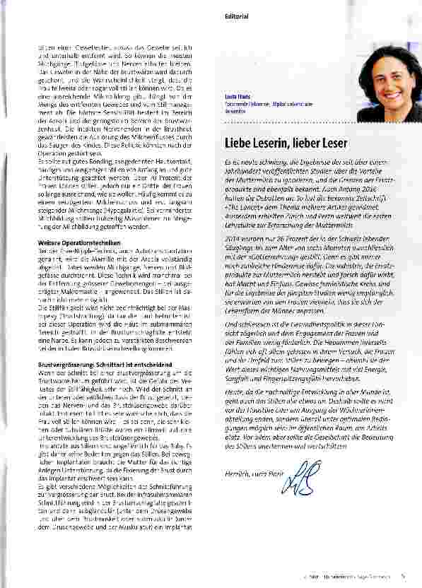 Vorschauseite 2: Wie gut ist Stillen nach Brustoperationen möglich?