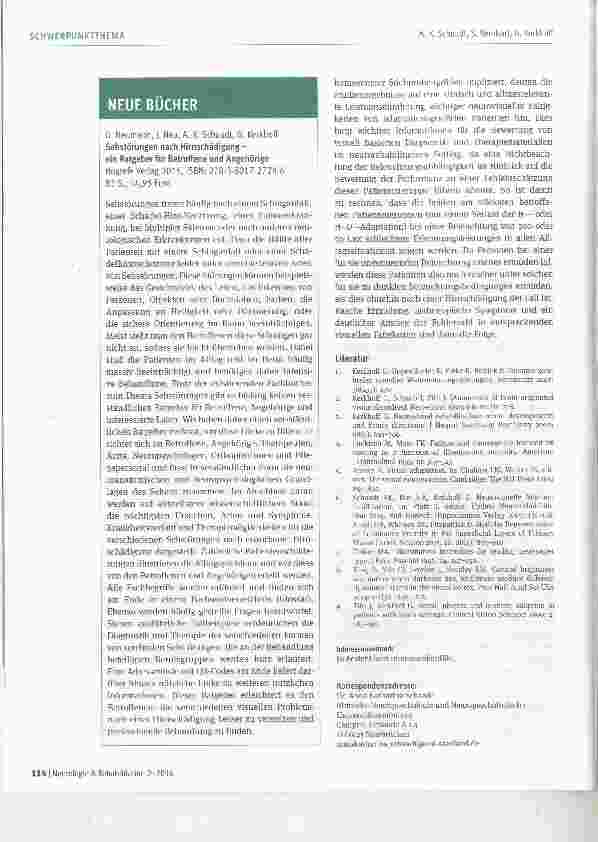 Vorschauseite 6: Einfluss von postläsionellen Hellund Dunkeladaptationsstörungen auf andere Sehleistungen im Alltag