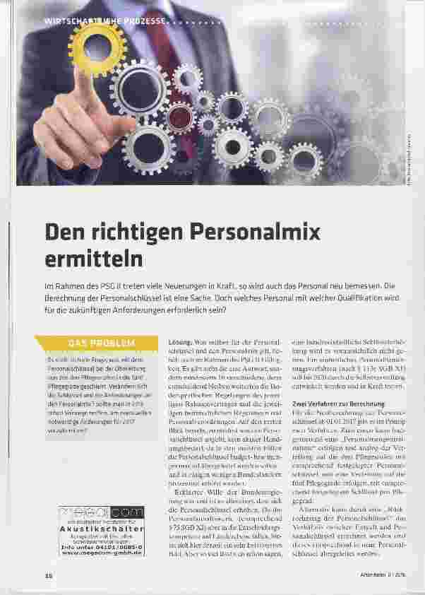 Vorschauseite 1: Den richtigen Personalmix ermitteln