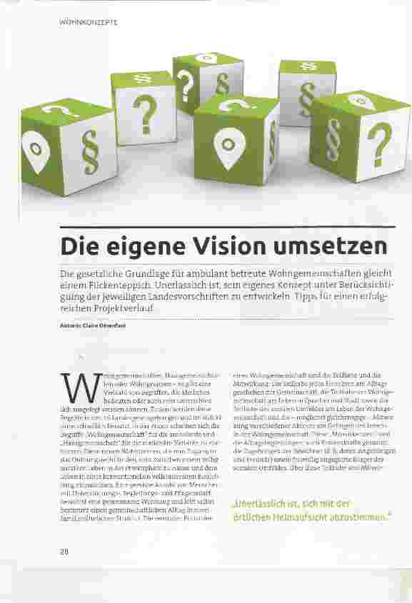 Vorschauseite 1: Die eigene Vision umsetzen