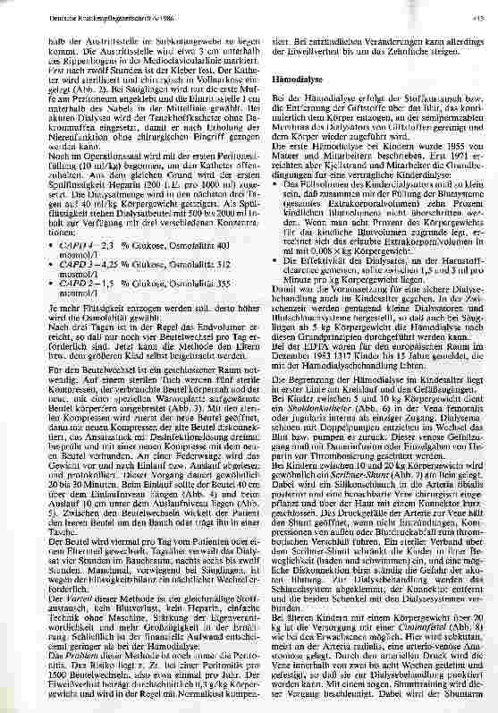 Vorschauseite 4: Dialysemöglichkeiten bei Kindern