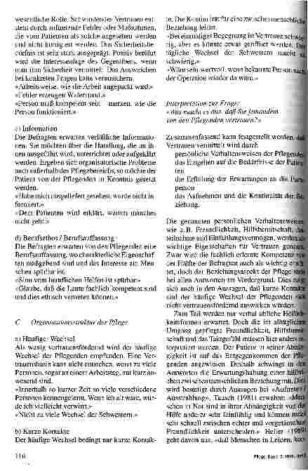 Vorschauseite 4: Die Bedeutung von Vertrauen in der Pflege
