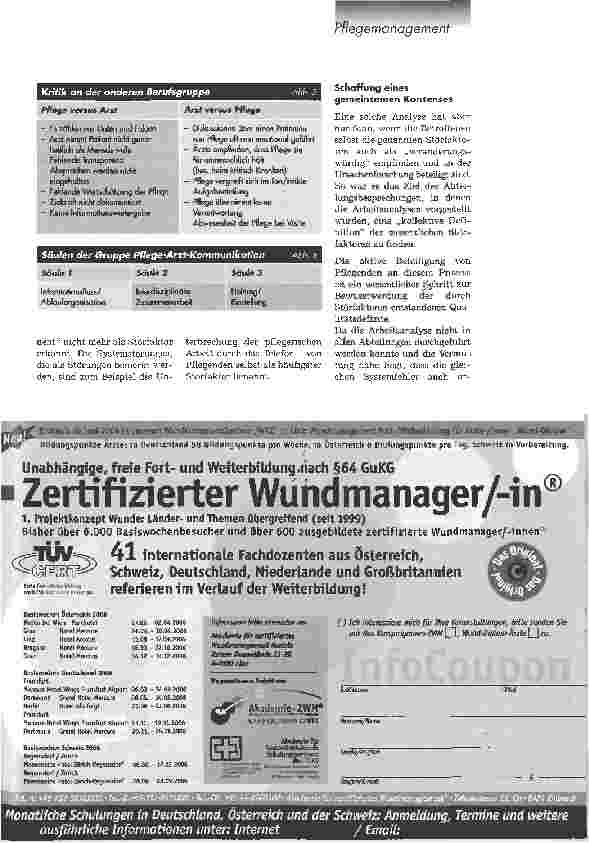 Vorschauseite 4: Bessere Kommunikation - mehr Patientensicherheit1. Teil: Kommunikationsanalyse zur Verbesserung der interdisziplinären Zusammenarbeit