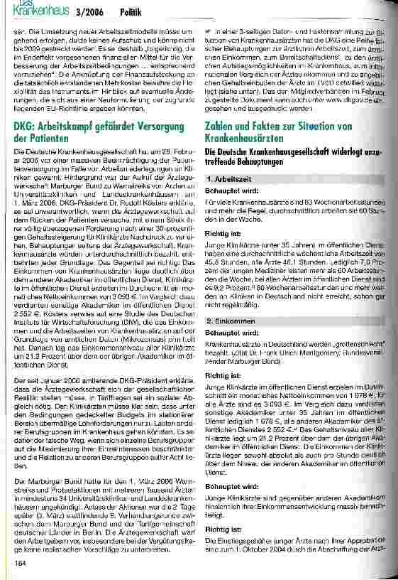 Vorschauseite 2: DKG kritisiert Bundestagsentscheidung zum AVWG
