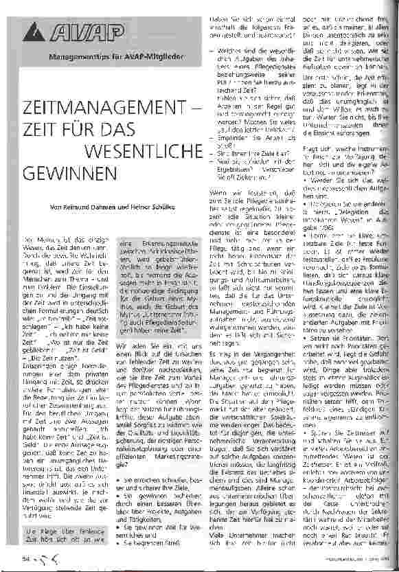 Vorschauseite 1: Zeitmanagement - Zeit für das Wesentliche gewinnen