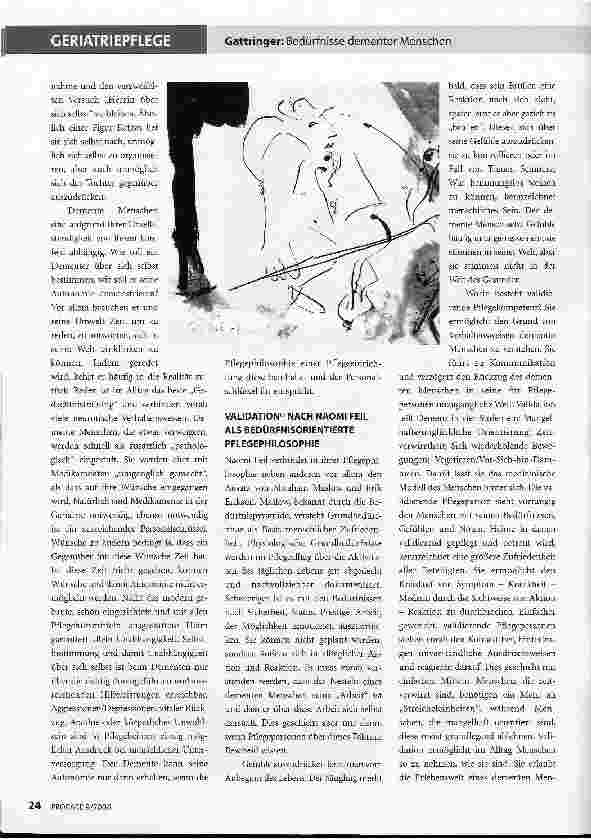 Vorschauseite 3: Bedürfnisse dementer Menschen