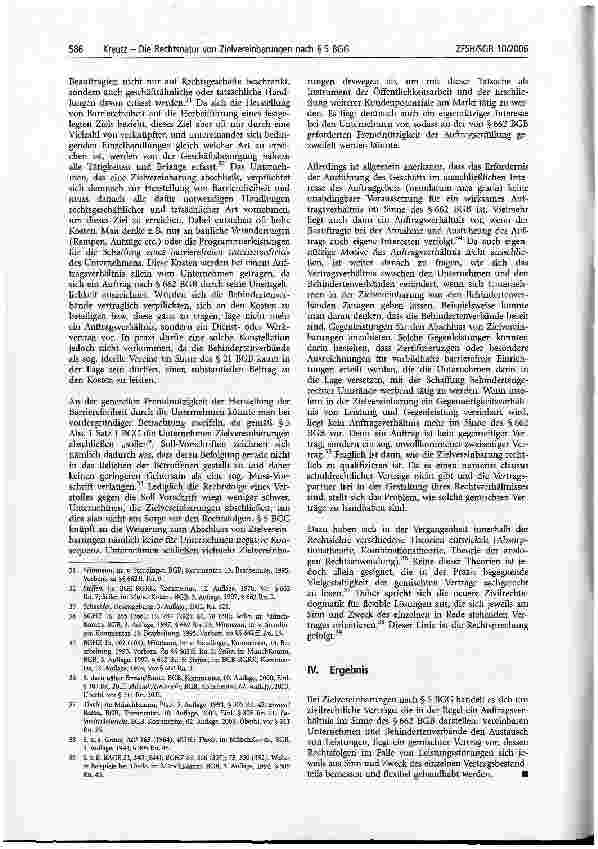 Vorschauseite 4: Die Rechtsnatur von Zielvereinbarungen nach § 5 BGG