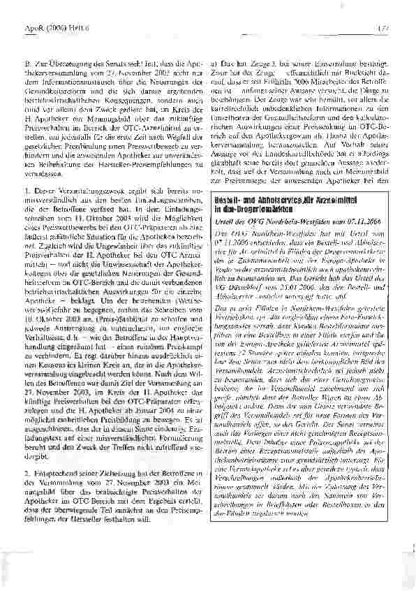 Vorschauseite 3: Vorsätzliche Zuwiderhandlung gegen das Verbot des § 1 GWB