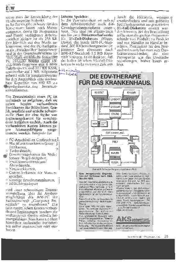Vorschauseite 5: Microcomputer - PC Einsatz im Krankenhaus Möglichkeiten , Auswahl , Einsatz