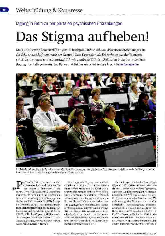 Vorschauseite 1: Das Stigma aufheben!