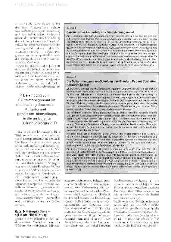 Vorschauseite 2: Lernen, mit der Erkrankung gesund zu leben
