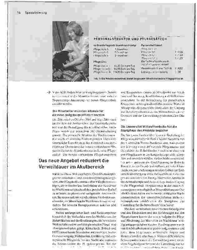 Vorschauseite 3: Spezialisten für die Intensivpflege