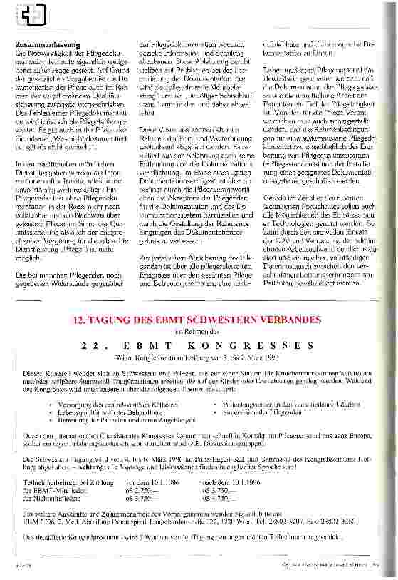Vorschauseite 4: Pflegedokumentation Eine Voraussetzung für die Verbesserung der Qualität in der Gesundheitsund Krankenpflege