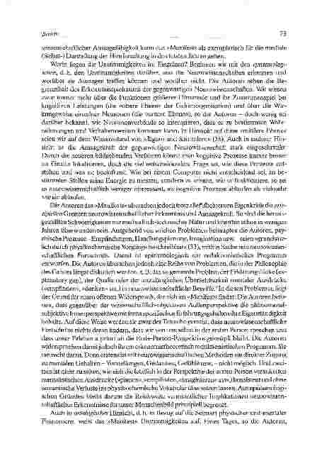 Vorschauseite 3: Ein neues Menschenbild? Bemerkungen zum Manifest elf führender Neurowissenschaftler