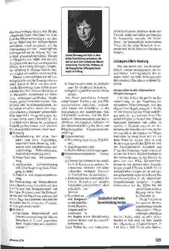 Vorschauseite 2: Soziale Betreuung sichern Sozialarbeit in der Bewährungsprobe
