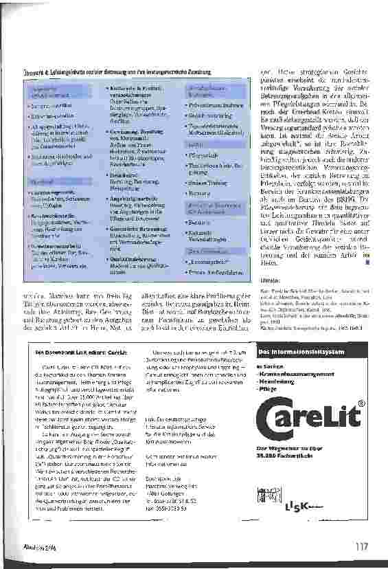 Vorschauseite 6: Soziale Betreuung sichern Sozialarbeit in der Bewährungsprobe