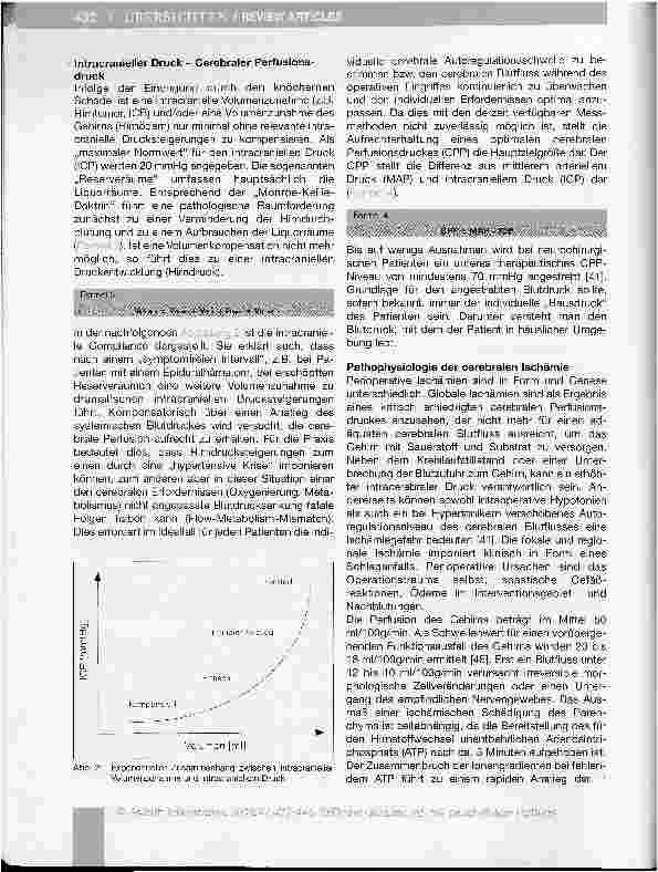 Vorschauseite 6: Anästhesie bei neurochirurgischen Patienten mit supratentoriellen Raumforderungen