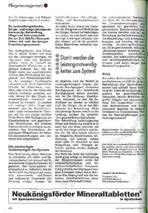 Vorschauseite 3: Folgen der Vernetzung 2. Teil: Notwendige Änderungen und Anforderungen an neue Strukturen im Gesundheitswesen