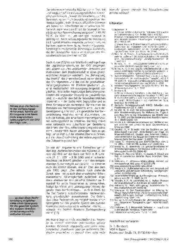 Vorschauseite 6: Patientenwohl hat Vorrang -stimmt das wirklich?