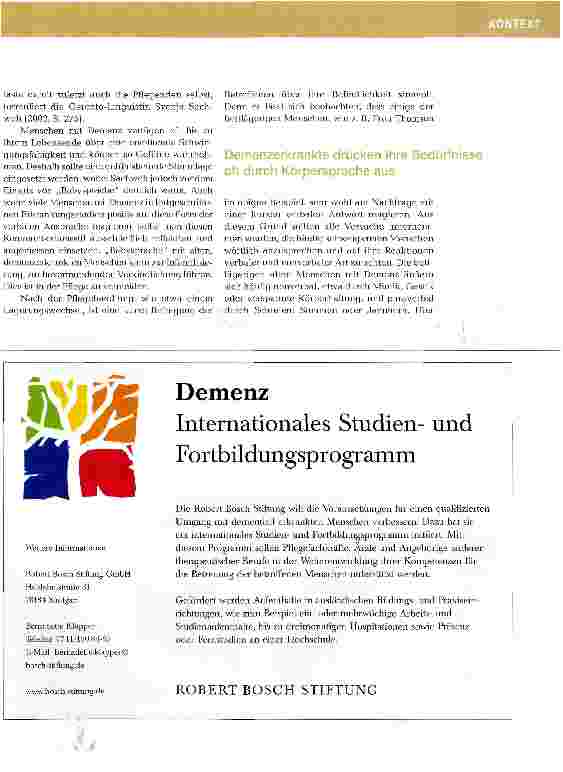 Vorschauseite 3: Kommunikation mit Bettlägerigen