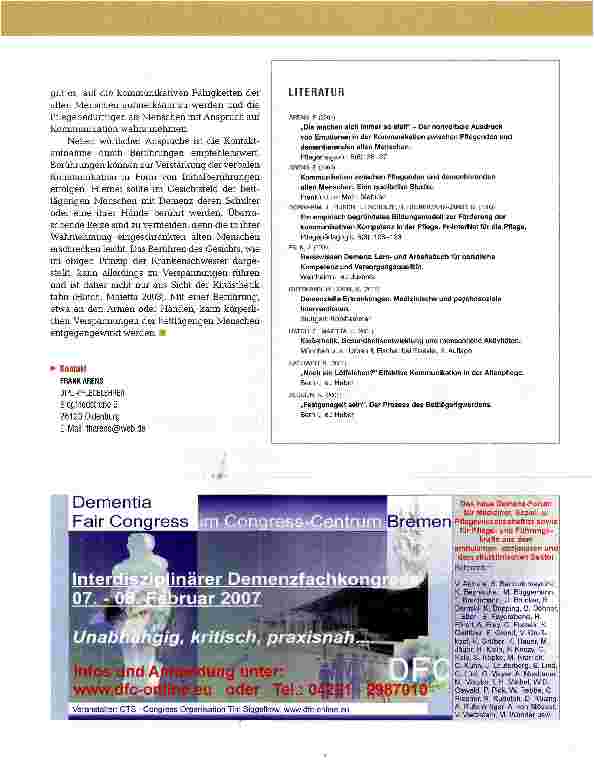 Vorschauseite 4: Kommunikation mit Bettlägerigen