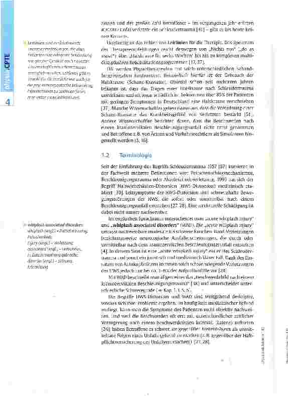 Vorschauseite 2: Physiotherapie bei Schleudertrauma