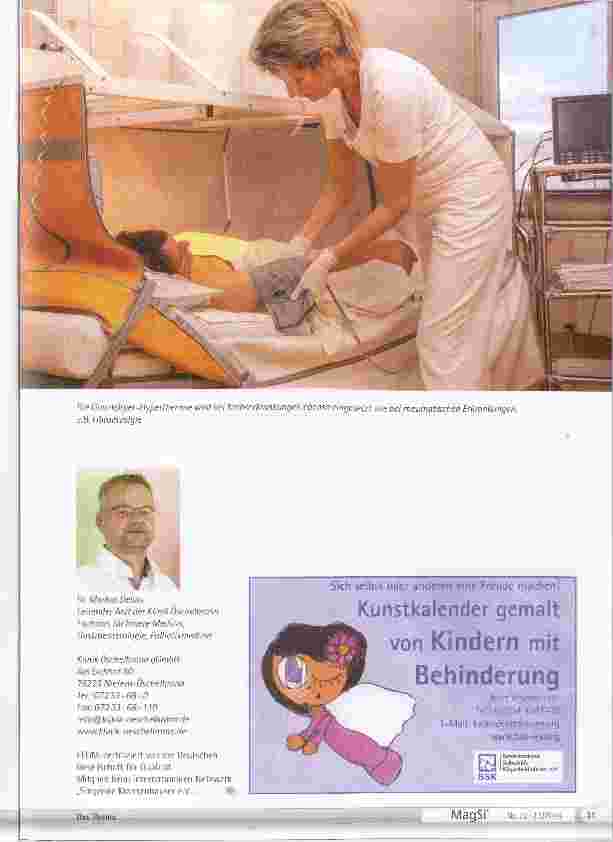 Vorschauseite 2: Hyperthermie für Schmerzund Krebstherapie Mut zum Sein Vertrauen ins Werden