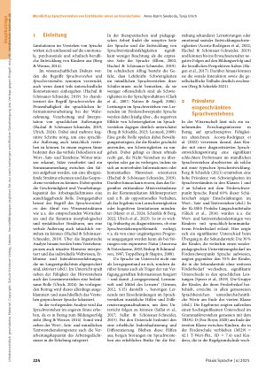 Vorschauseite 2: Mündliches Sprachverstehen von Erstklässler: innen an Grundschulen