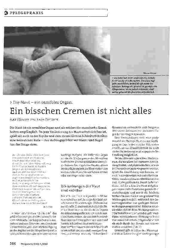 Vorschauseite 1: Ein bisschen Cremen ist nicht alles