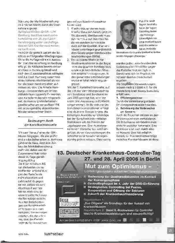Vorschauseite 3: Konfliktstoff Kartellrecht
