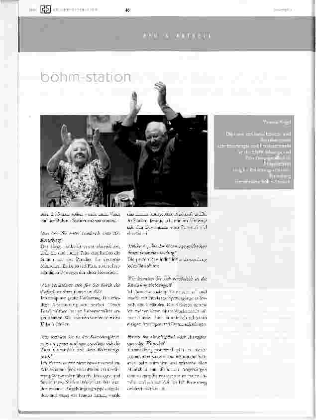 Vorschauseite 2: Die Bedeutung der Angehörigenarbeit auf einer Böhm-Station
