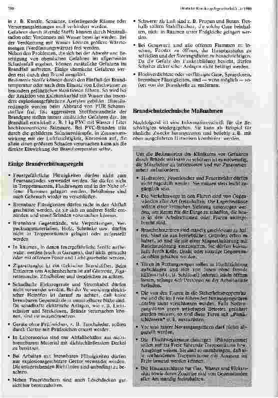 Vorschauseite 5: Brandschutz - Begriffe und vorbeugende Maßnahmen
