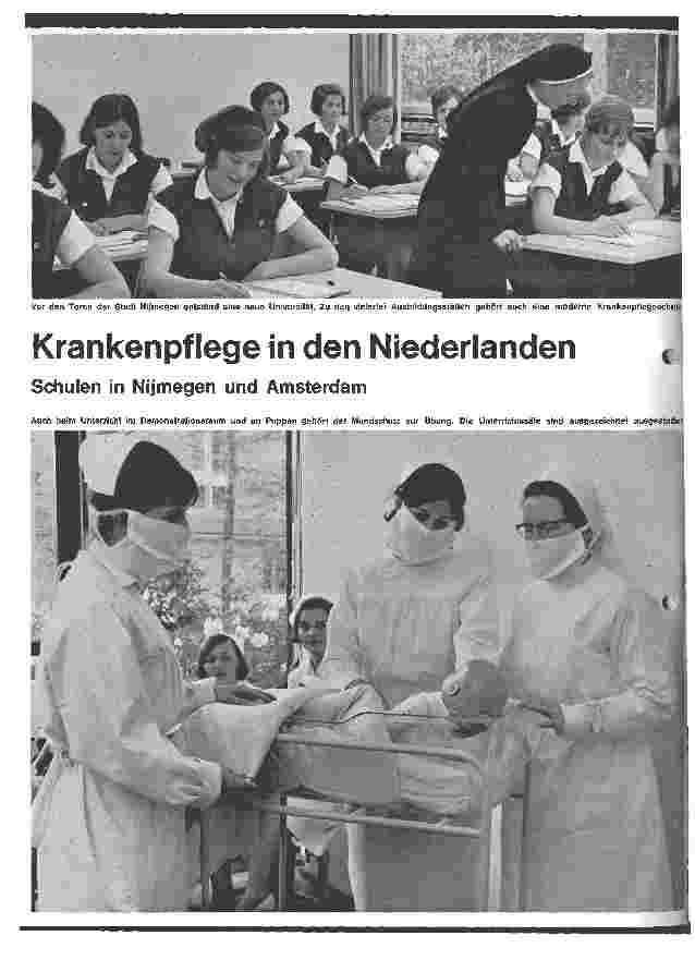 Vorschauseite 1: Krankenpflege in den Niederlanden Schulen in Nijmegen und Amsterdam
