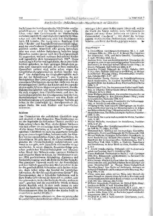 Vorschauseite 4: Behindertenrecht/ Menschenrecht auf Gleichheit