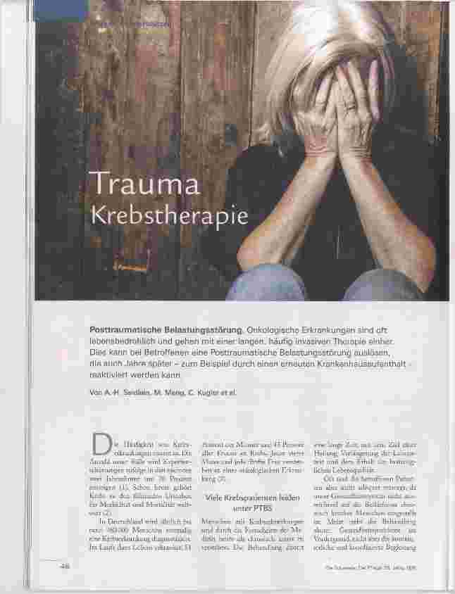 Vorschauseite 1: Trauma Krebstherapie