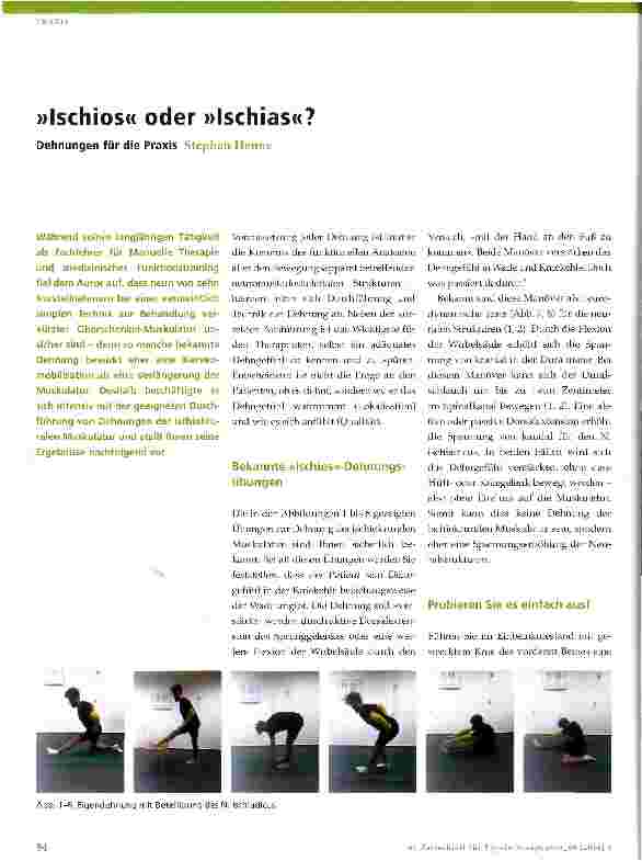 Vorschauseite 1: »Ischios« oder »Ischias«?
