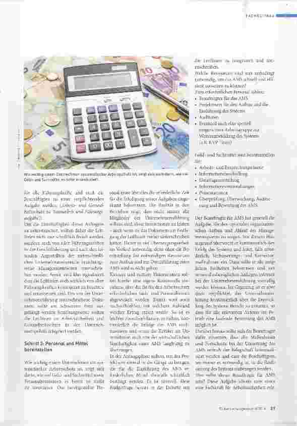 Vorschauseite 2: Arbeitsschutzmanagementsysteme Teil 2 In fünf Schritten die Grundlagen legen