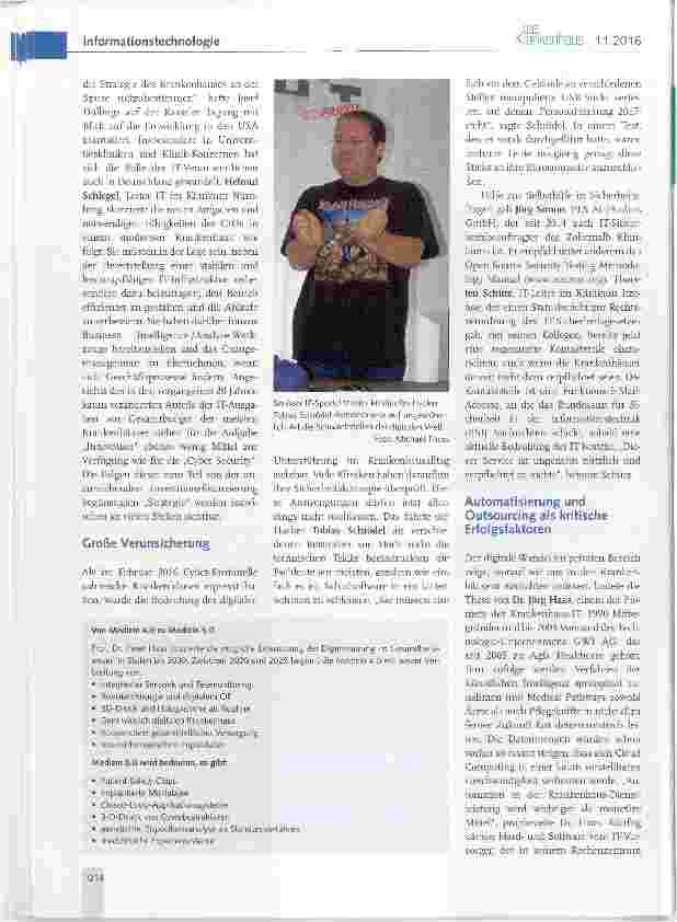 Vorschauseite 2: Krankenhaus-IT im Wandel