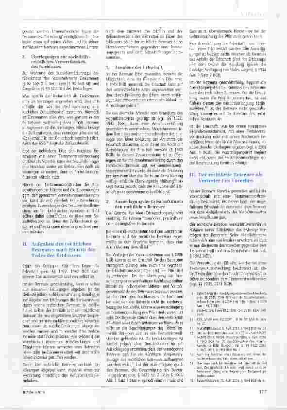Vorschauseite 2: Das Behindertentestament Auswirkungen des Behindertentestaments auf die rechtliche Betreuung