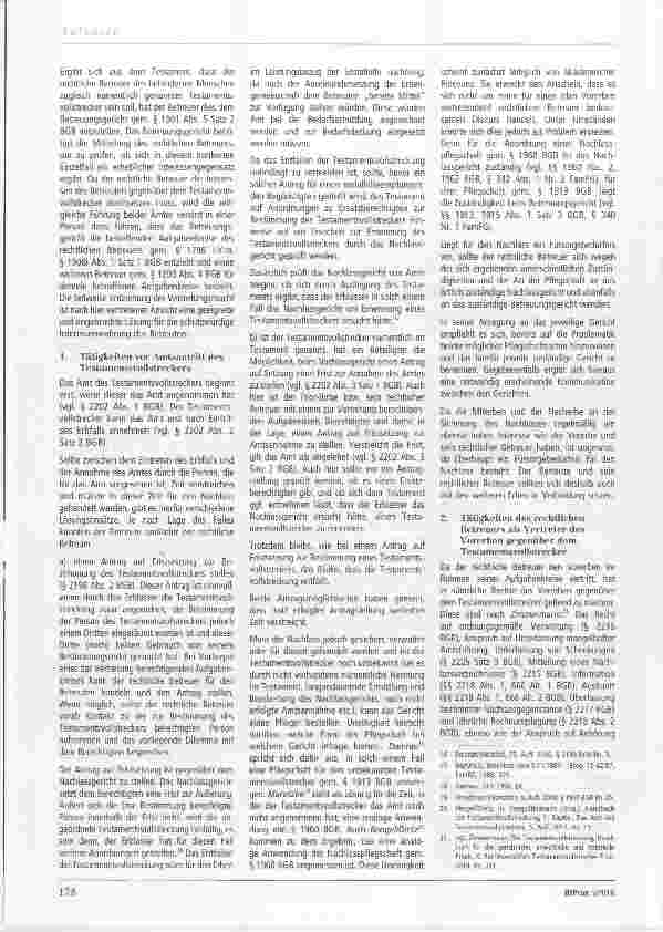 Vorschauseite 3: Das Behindertentestament Auswirkungen des Behindertentestaments auf die rechtliche Betreuung